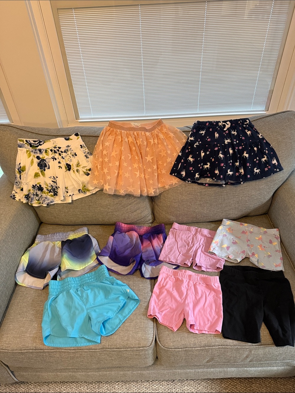 Girls Bundle of Skirts & Shorts